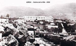 Azrou- Entree de la Ville - 1950